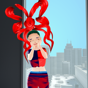 Giant Bow (VRoid Hair Preset Beta and Stable)
