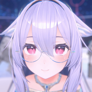 - LLook - Half Round Glasses【VRC想定】