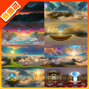 LLOOK Skybox(CubeMap) for Anime 全35種＋無料版【商用利用可】