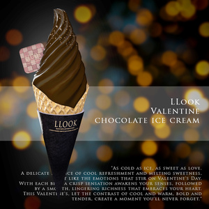 LLOOK Valentine 2025 Chocolate ice cream