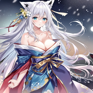 雪花ラミィB2タペストリー 受注生産 駿河屋 -<中古>雪花ラミィ B2タペストリー 「バーチャルYouTuber