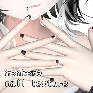 【無料/FREE】 マヌカ(Manuka) メンヘラ はげたネイルテクスチャー menhera dam nail texture