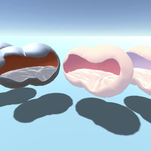 【無料 VRChat向け】近未来風ベッド