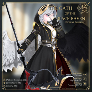 🐦‍⬛黒鴉の誓約✙【髪型付き衣装 / 12Avatar対応】 缩略图 4