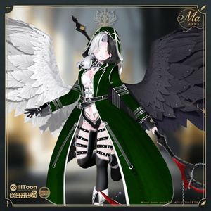 🐦‍⬛黒鴉の誓約✙【髪型付き衣装 / 12Avatar対応】 缩略图 9