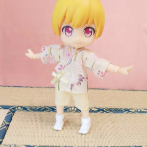 最低限梱包必須さま ねんどろいどどーる・オビツ11身長調整サイズ浴衣＆下駄セット 最低限梱包必須さま ねんどろいどどーる・オビツ11身長調整