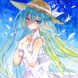 手描きイラスト✢創作水彩原画『シスター』 手描きイラスト✢創作水彩原画『シスター』
