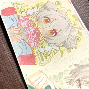 手描きイラスト アナログイラスト イラストオーダー① 透明水彩