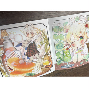 手描きイラスト アナログイラスト イラストオーダー 透明水彩 - potato