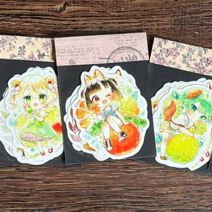 豆色紙】量産型スペーシーガール（イラストオーダー） - レトロ