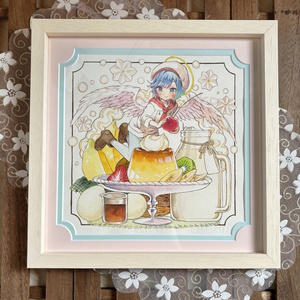手描きイラスト オリジナル 「新作の調理支度」 原画 創作
