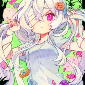 手描きイラスト オリジナル 「新作の調理支度」 原画 創作