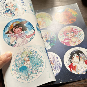 手描きイラスト アナログイラスト イラストオーダー① 透明水彩