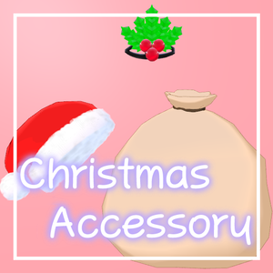 [PB Updated] Christmas accessory package (hat, pin, pocket) 