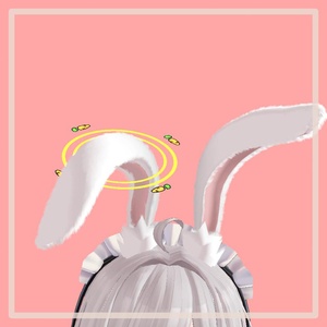 Rabbit accessories (2 Types, Ears, Tail, Halo, particle) 缩略图 3