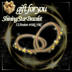 ✨Animation✨【♥Shining Star Bracelet♥】 【13Avatars】+Chocolat