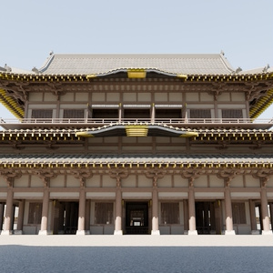 日本の寺「金堂」3D JapaneseTemple/MainHall24.12 缩略图 2