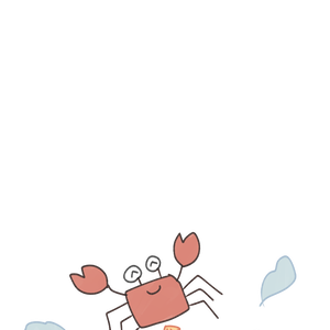 【APNG】飛ぶカニ