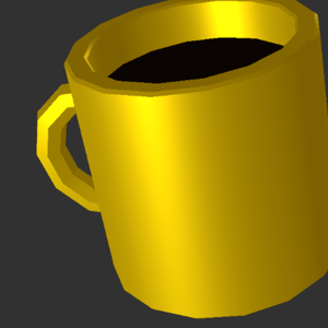 【無料3Dモデル】coffeecupGD　ローポリ314