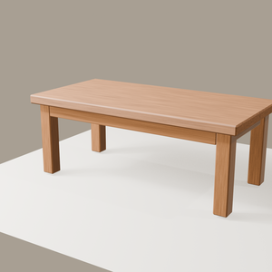 【3Dモデル】木製ローテーブル Natural | Wooden Low Table