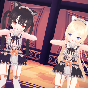 ウィッチメイド VRM+衣装(カスタムアイテム)【商用利用・改変OK】