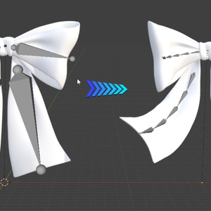 自動でボーンとウェイトを分割するアドオン（Bone & Weight Splitter） 缩略图 3