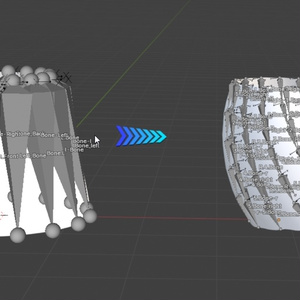 自動でボーンとウェイトを分割するアドオン（Bone & Weight Splitter） 缩略图 4