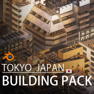 TOKYO JAPAN | Building Pack (Blender)