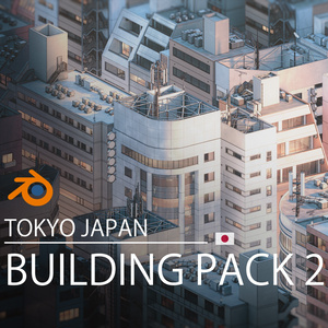 Tokyo Japan | Building Pack 2 (Blender)