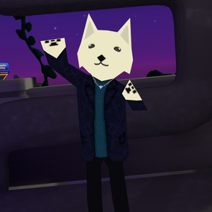 [VRChat] Gentle Wolfy Canine - 紳士なオオカミっぽい犬 アバター