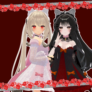 【VRChat】 6アバター対応 「Vampira Cat」 缩略图 2