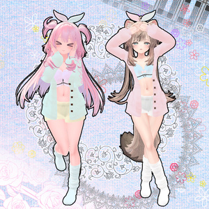 【VRChat】 7アバター対応 「パステル部屋着」 缩略图 2