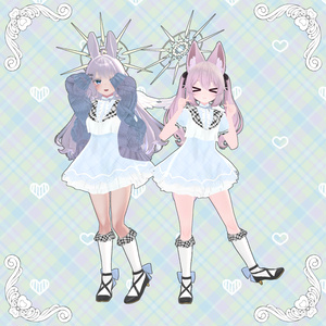 【VRChat】 13アバター対応 「天使学院制服」 缩略图 6