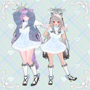 【VRChat】 13アバター対応 「天使学院制服」 缩略图 3