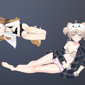 【VRChat】 6アバター対応 「Sleep bunny」 缩略图 5