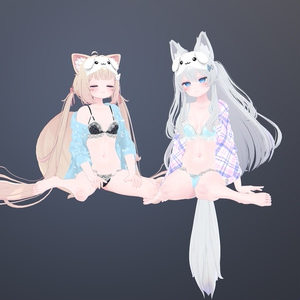 【VRChat】 6アバター対応 「Sleep bunny」 缩略图 7