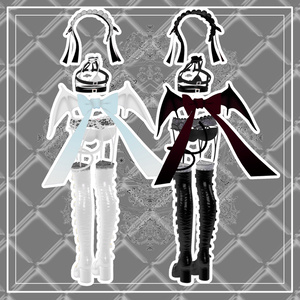 【VRChat】 8アバター対応 「魔界貴族ご令嬢」 缩略图 13