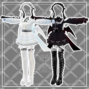 【VRChat】 8アバター対応 「魔界貴族ご令嬢」 缩略图 10