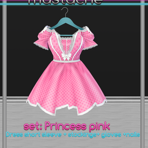 Princess pink dress (& Accesories)