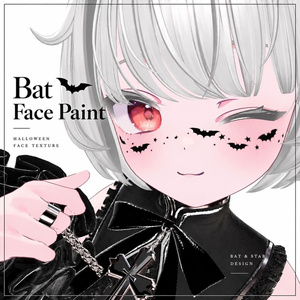 【無料】Bat Face Paint【3アバター対応】