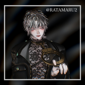 【VRChat想定・MA対応】首に手錠アクセサリー 缩略图 4
