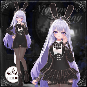 【9アバター対応】Nightmare bunny 缩略图 3