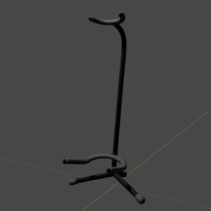 【3D小道具】ギタースタンド