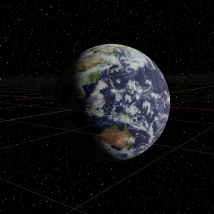 【3D小道具】地球と宇宙