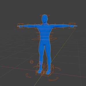 【3Dモデル】ブルーマン2