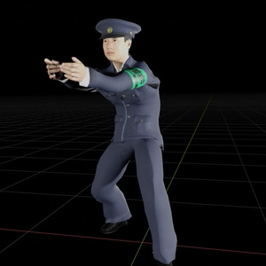 【3Dモデル】県警マモル君 缩略图 2