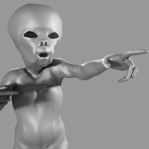 【3Dキャラクター】宇宙人
