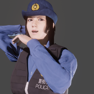 【3Dキャラクター】県警カオリさん