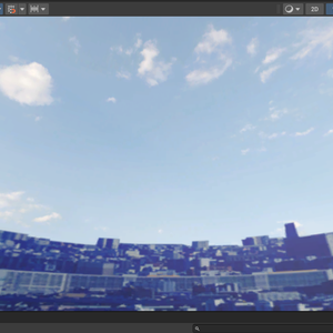 【3D環境・ワールド】都会の遠景と空　Skybox Unityパッケージ