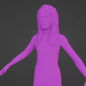 【3Dキャラクター】再現アニメの少女